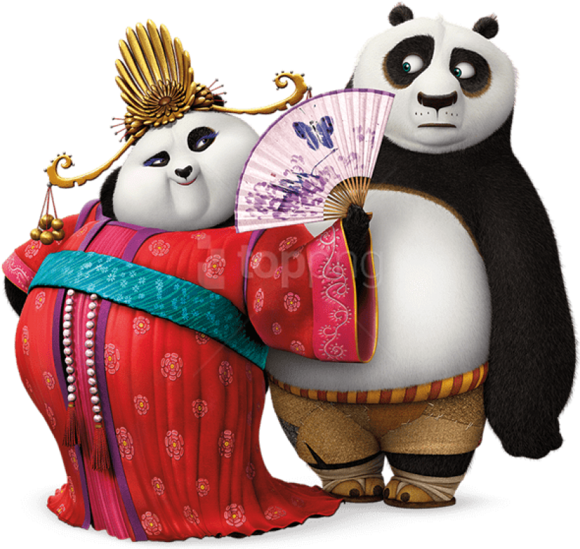 Free Png Download Kung Fu Panda 3 Png Clip-art Clipart - Kung Fu Panda 3 Png (850x815), Png Download