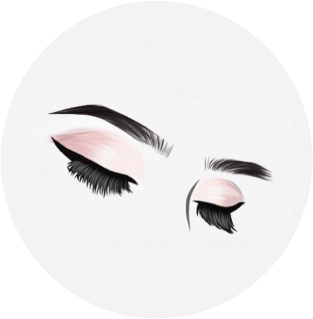 Cejas Sticker - Painting Of Makeup (1024x1042), Png Download