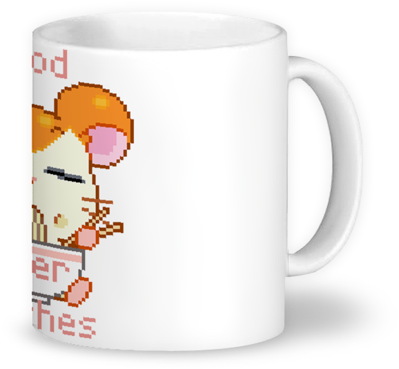 Caneca Food Over Bitches - Coffee Cup (800x800), Png Download