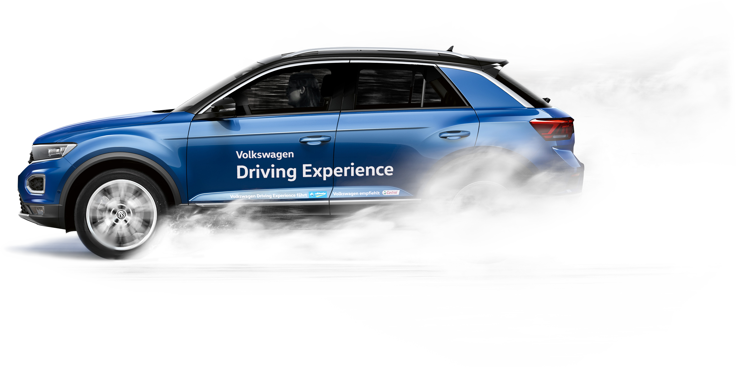 Winter Intensive Training - T Roc Vw Rot (2990x1493), Png Download