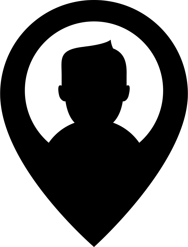 Png File Svg - User Location Icon Png (746x980), Png Download