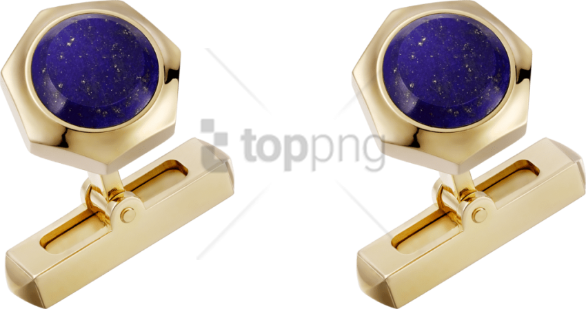 Free Png Download Cartier Lapis Cufflinks Png Images - Cle De Cartier Cufflinks (850x449), Png Download