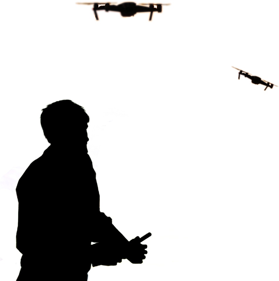 Sunnylife Drone Remote Controller Signal Booster Antenna - Silhouette (1000x1000), Png Download