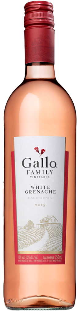 Gallo Family Vineyards White Grenache 75cl - Wine Bottle (652x1060), Png Download