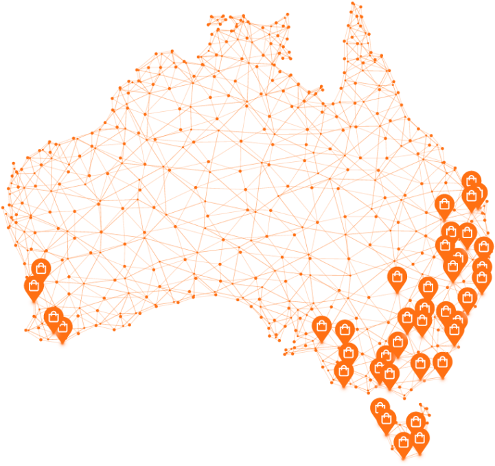 Slingshot Locations, Stores Located Around Australia - Illustration (1024x683), Png Download