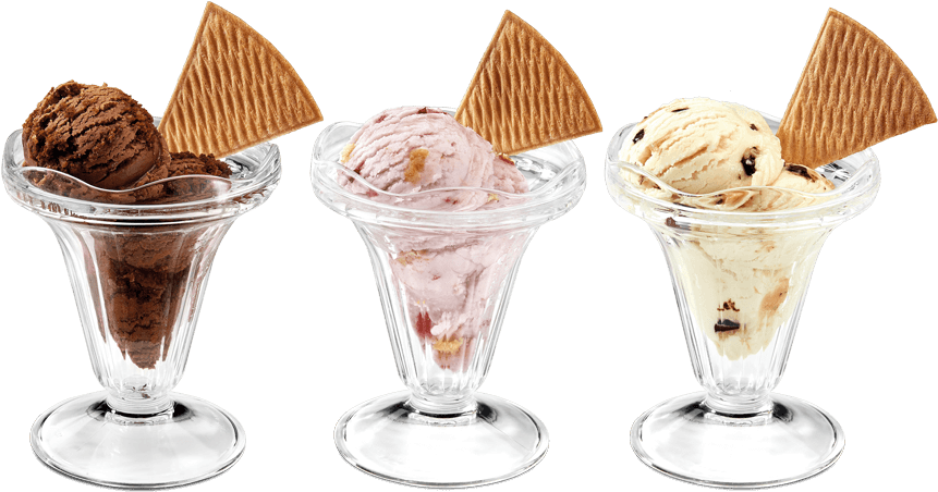 Helados En Copa Png - Copas De Helado Png (1000x495), Png Download
