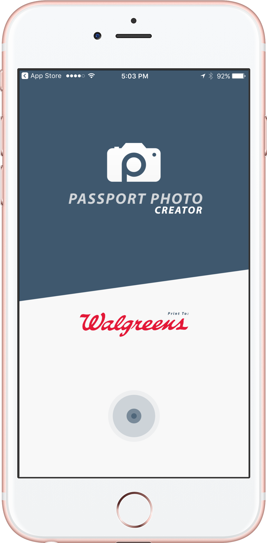 Passport Photo Creator App - Iphone (2000x2000), Png Download
