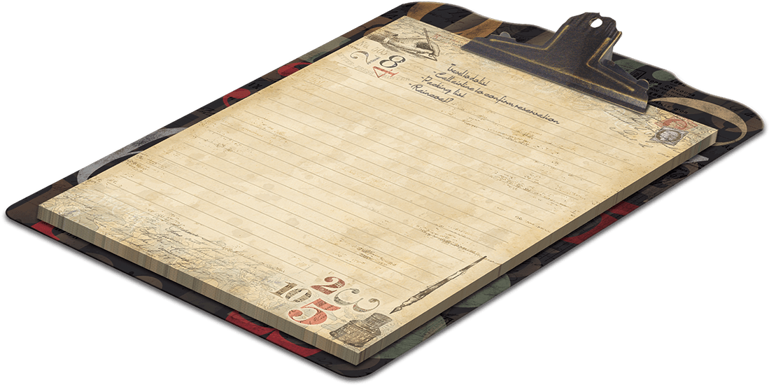Numerals Clipboard & Notepad - Wallet (1200x1200), Png Download