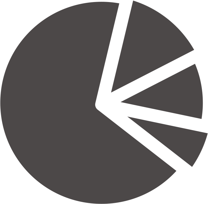 Pie Chart Icon - Circle (800x800), Png Download