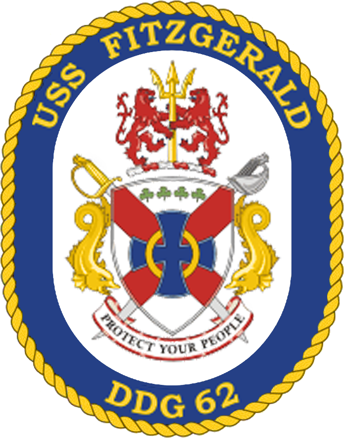 Uss Fitzgerald Ddg-62 Crest Navy Military, United States - Uss Kearsarge Lhd 3 Crest (674x858), Png Download