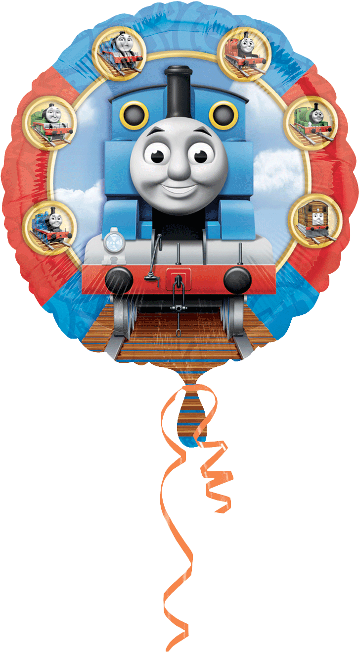 17" Thomas And Friends Engine Foil Balloon - Thomas And Friends Balloons (1316x1316), Png Download