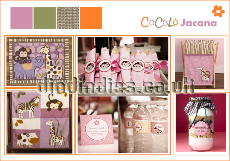 Baby Shower - Cocalo Jacana - Adornos Para Baby Shower De Changuitos (736x517), Png Download