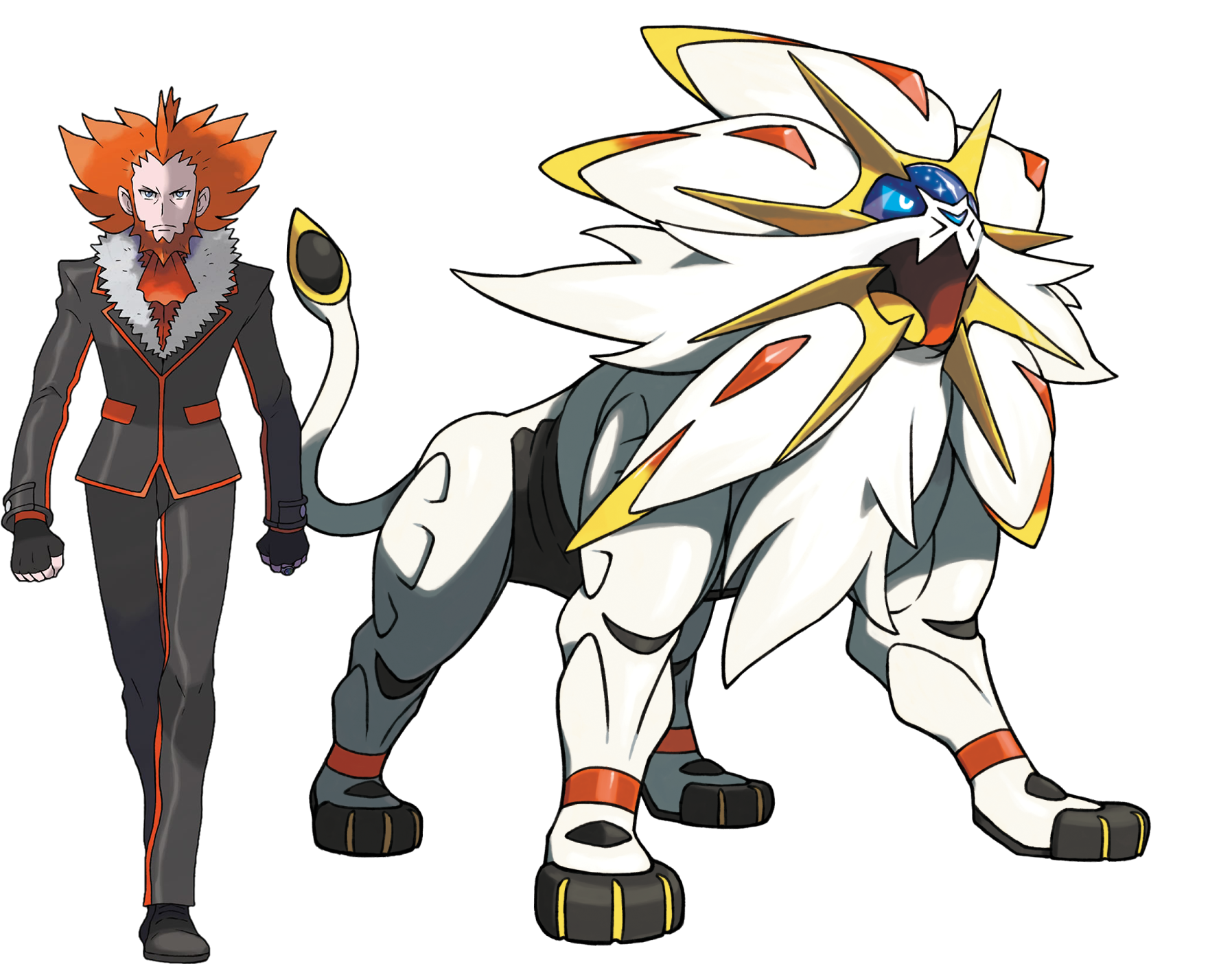 Leo , - Solgaleo Pokémon (1800x1662), Png Download