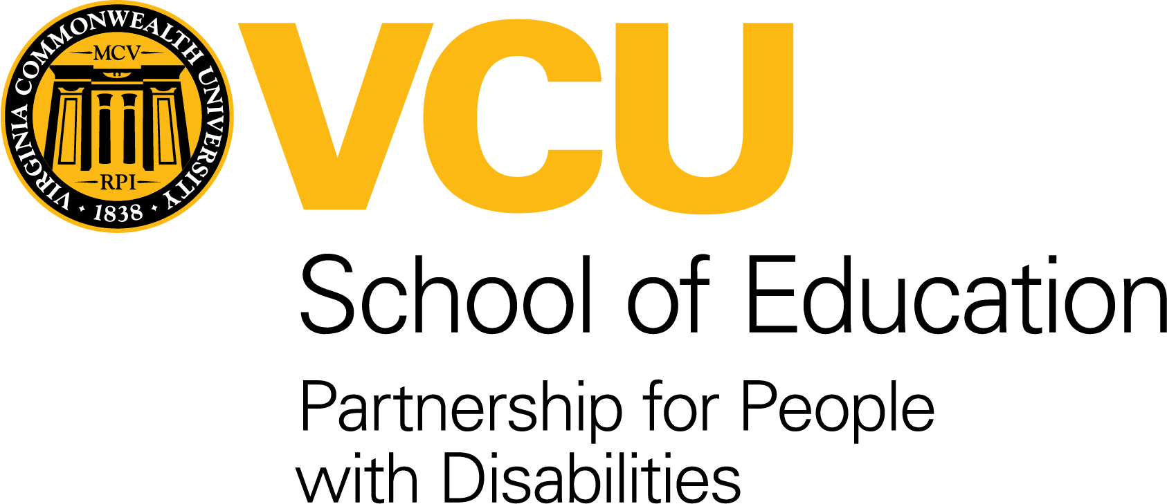Partnership For People With Disabilities At Virginia - Virginia Commonwealth University (1686x729), Png Download
