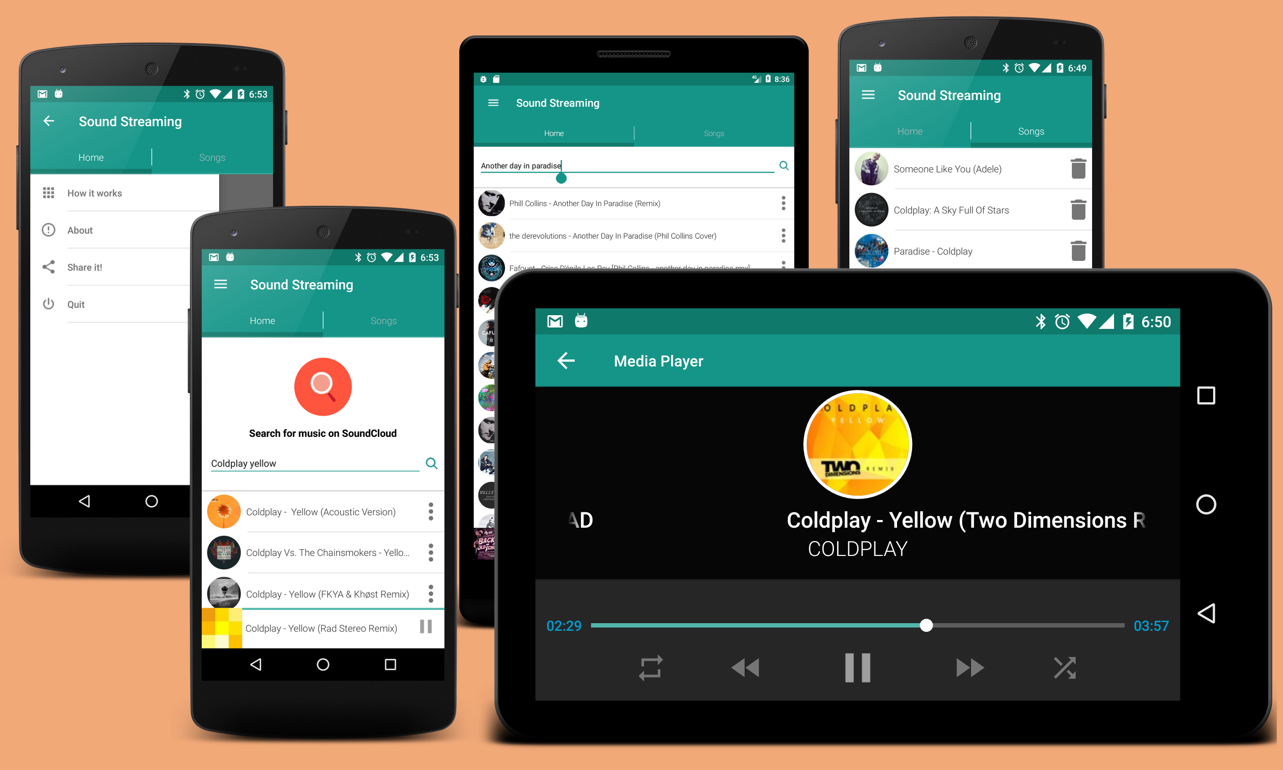 Github Regulosarmiento Soundstreaming App - Iphone (2500x1500), Png Download