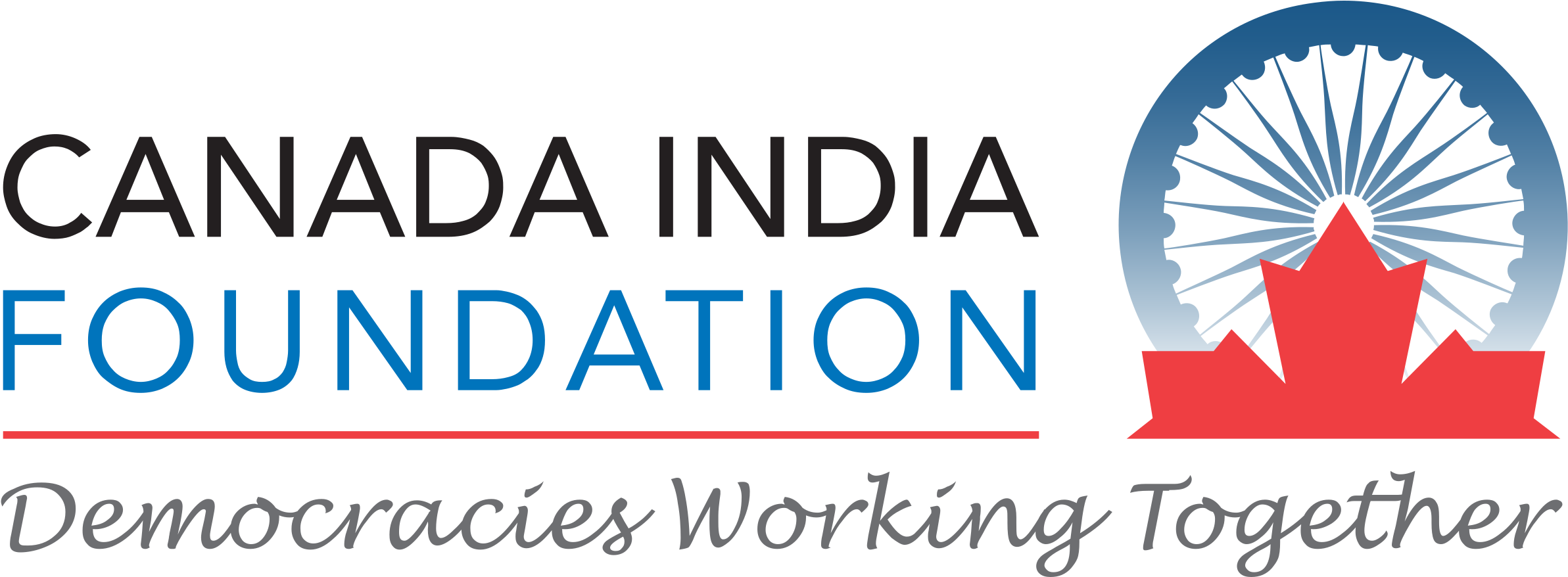 Canada India Foundation Logo Png Transparent - Gowtham Name (2400x877), Png Download