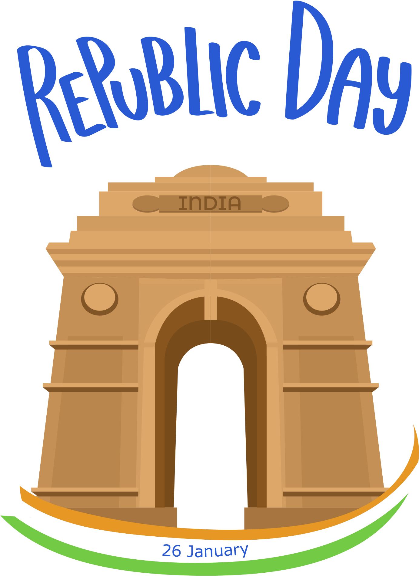Republic Day In India 2019 (2048x2048), Png Download