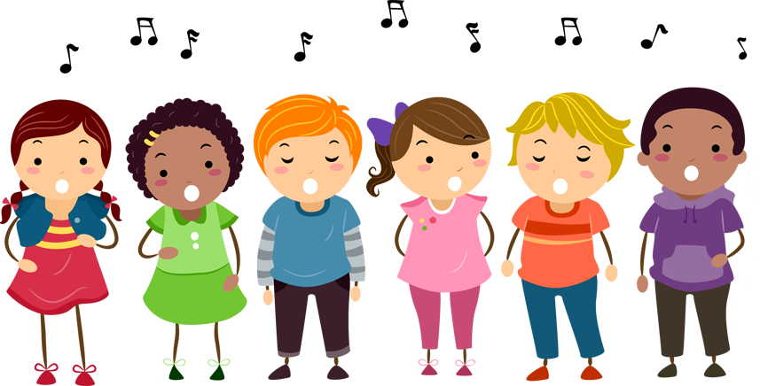 Singer Kid Choir - Elementary Music (857x436), Png Download