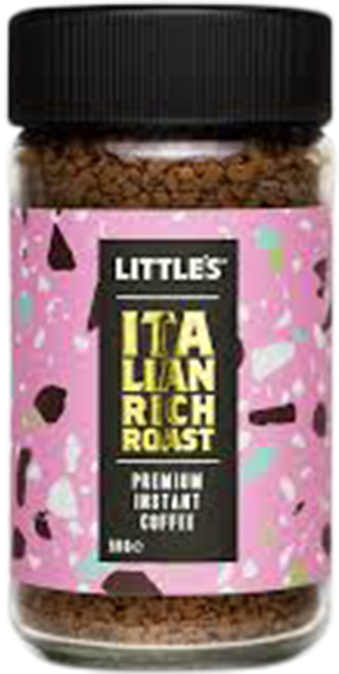 Littles Coffee Italian Instant Coffee 50g - Instant Coffee (1000x1000), Png Download