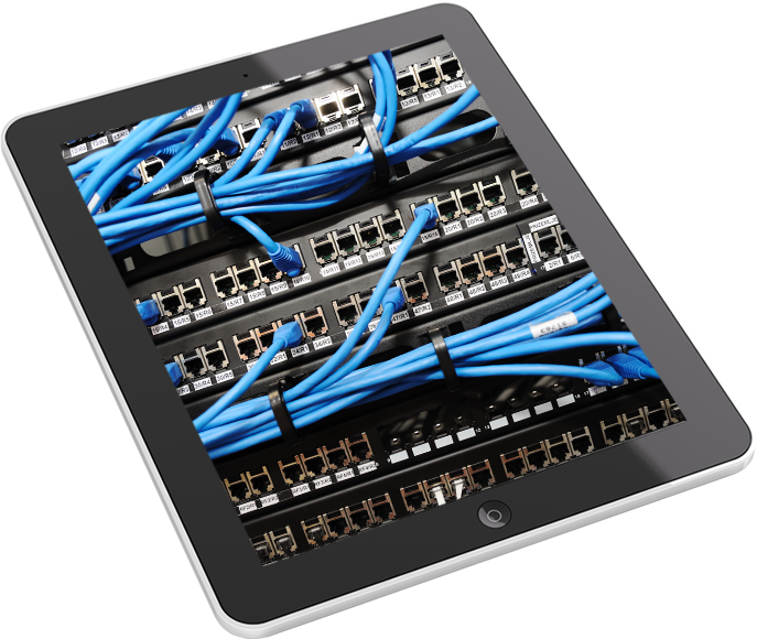 Effective And Secure Data Network Cabling - Networking Cables (687x580), Png Download