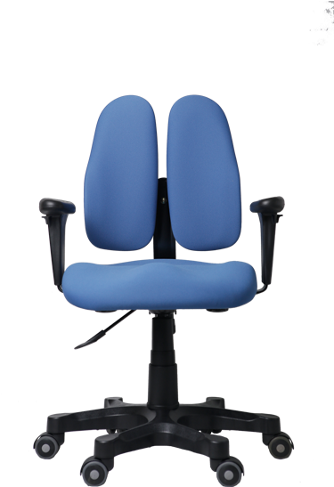 Ergoworks Duorest Dr-250 Ergonomic Chair Eco Blue Front - Ergoworks Chair (555x555), Png Download