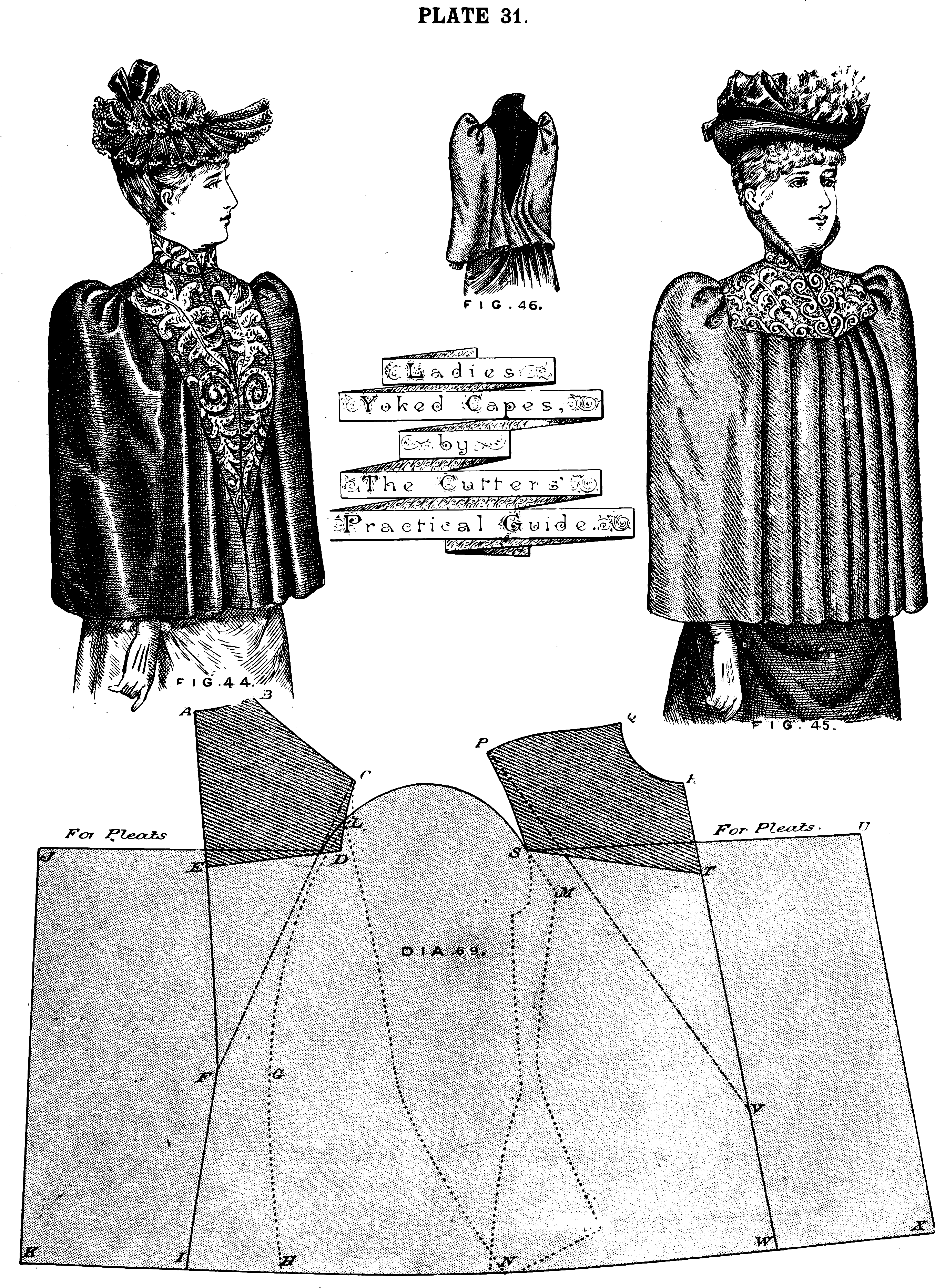 The Cutters' Practical Guide To The Cutting Of Ladies' - Pattern (2776x3816), Png Download