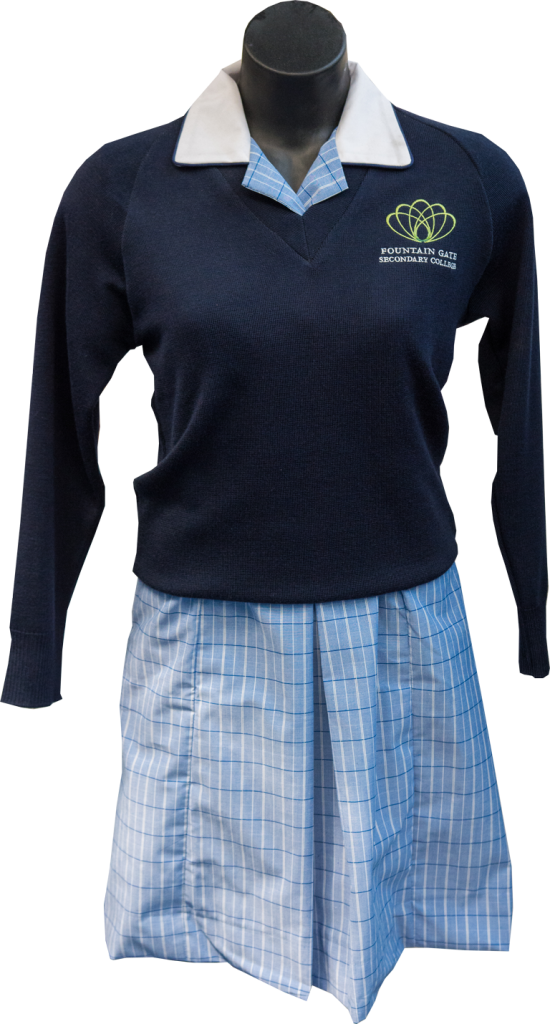 Girls Uniform - Fountain Gate Secondary College Uniform (550x1024), Png Download