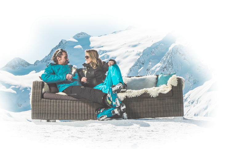 Obergurgl-hochgurgl Ski Area - Snow (747x485), Png Download