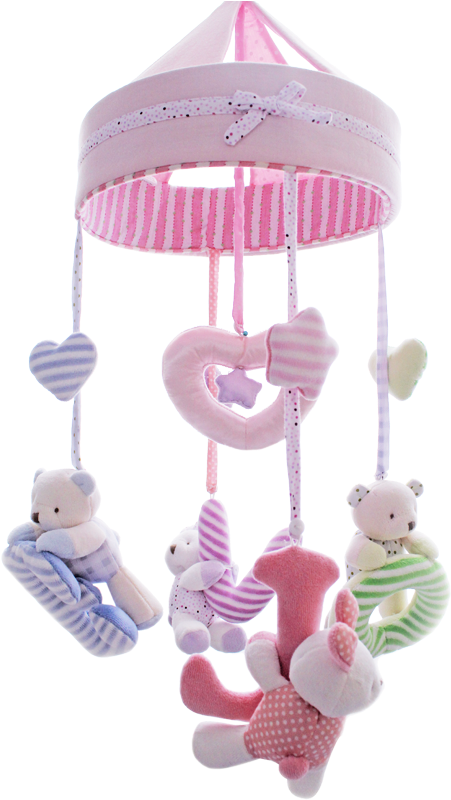 Shiloh Baby Toy Plush Bed Bell Music Rotating Bed Hanging - Baby Mobile (800x800), Png Download