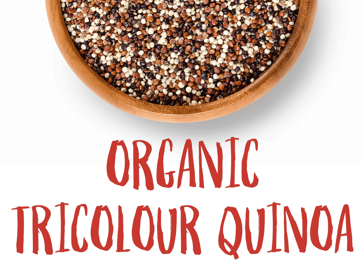 Organic Tricolour Quinoa - Mixed Quinoa (1238x890), Png Download