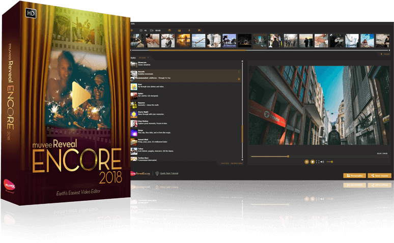 Make Muvees Automagically With Muvee Reveal Encore - Muvee Reveal Encore 2018 (856x508), Png Download