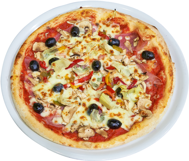 Mushroom Pizza - California-style Pizza (866x650), Png Download