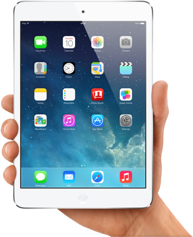 Ipad Mini 2 With Retina Display Announced, Features - 2009 Ipad (1200x775), Png Download