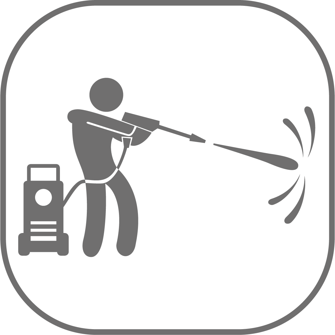 High Pressure Pump Icon Municipalities - Pressure Wash Icon (1146x1146), Png Download