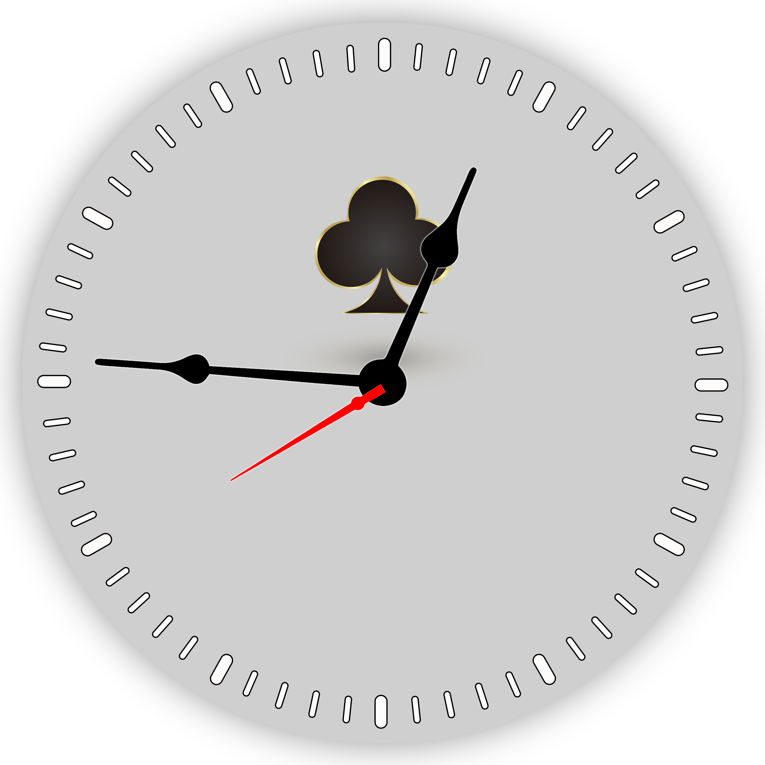 Royal Poker Club Icon - Wall Clock (2550x2550), Png Download