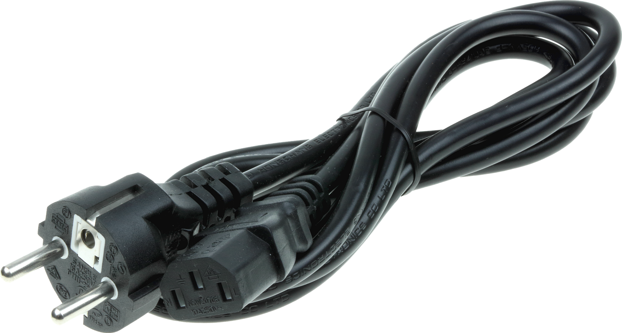Power Cord Schuko-c13 - Networking Cables (2049x1100), Png Download
