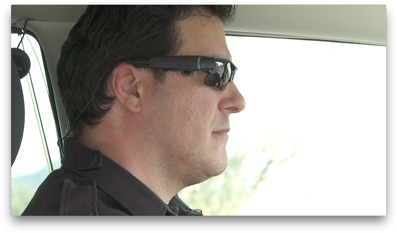 Taser International's Axonflex™ On-officer Camera On - Gentleman (1394x834), Png Download