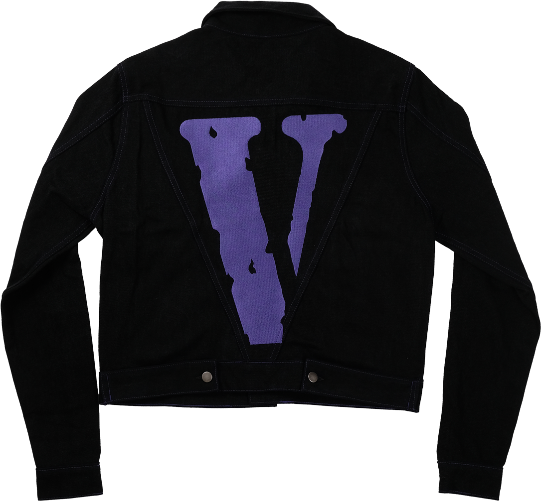 Vlone Jean Jacket Purple (1200x1200), Png Download