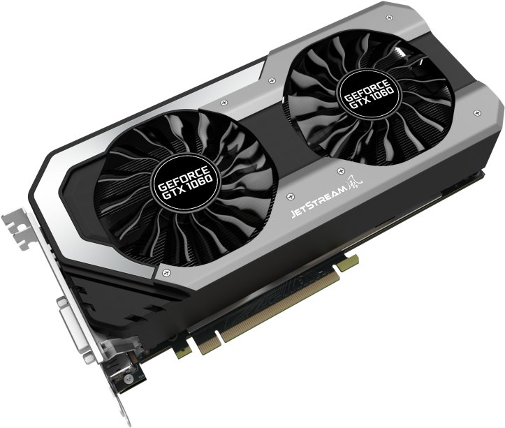 - - Palit Products - Geforce® Gtx 1060 Jetstream - - Black Pny 1080 (850x720), Png Download