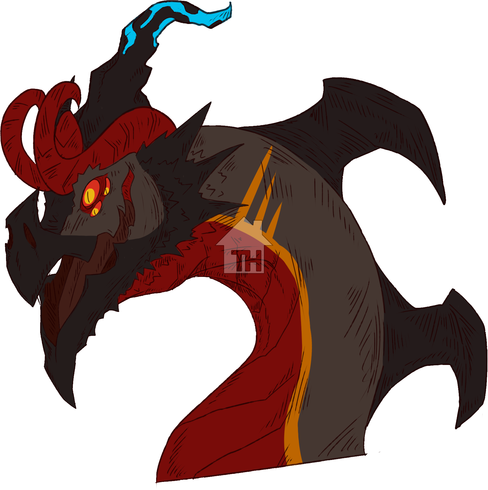 Details - Dragon (1688x1697), Png Download