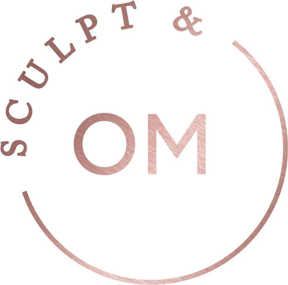 Sculpt & Om Rose Gold Logo - Circle (1000x1000), Png Download