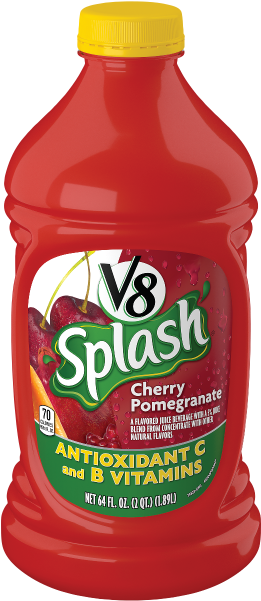 Cherry Pomegranate - V8 Splash (600x600), Png Download