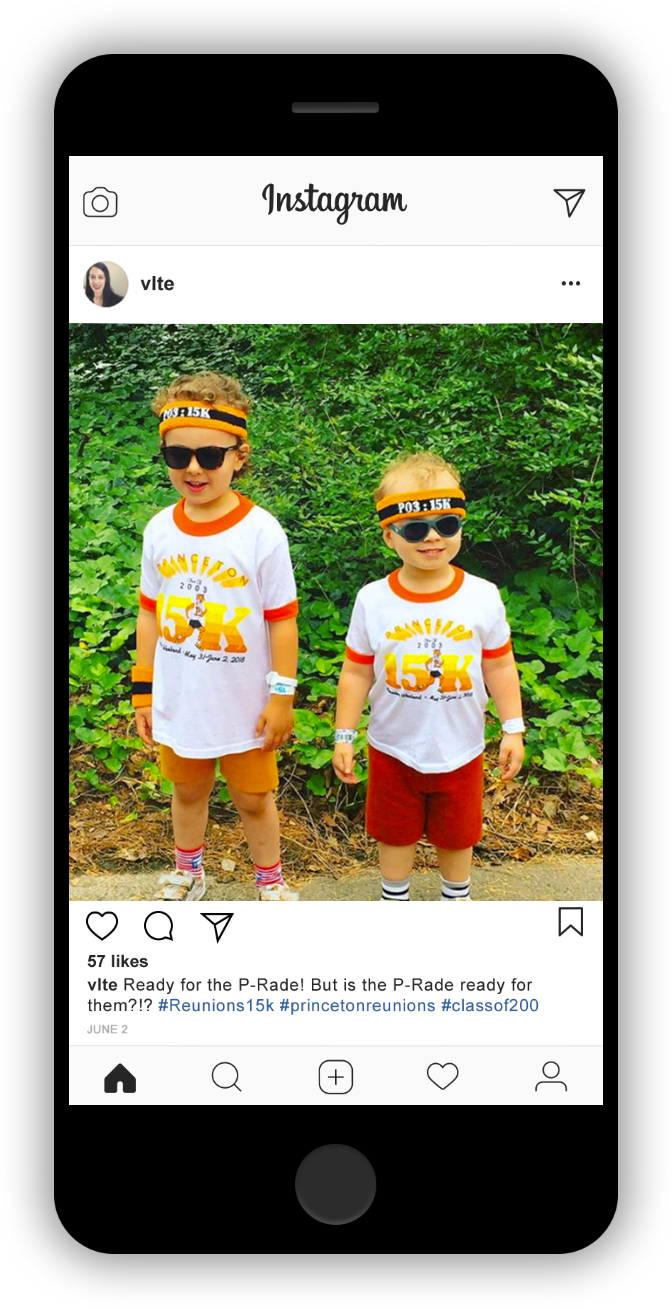 Kids At Princeton Reunion Parade - Instagram (672x1308), Png Download
