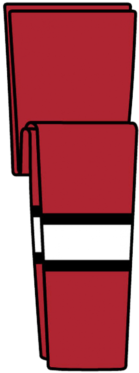 Knit Retro Nhl Pattern Socks - Parallel (770x770), Png Download