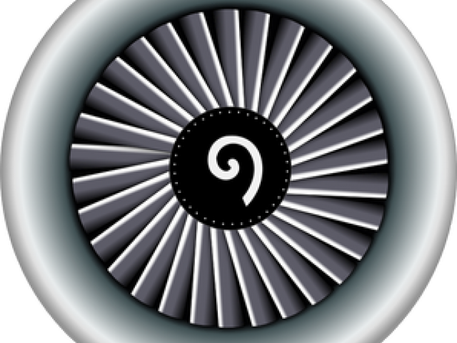 Engine Clipart Jet - Aeroplane Engine Vector (640x480), Png Download