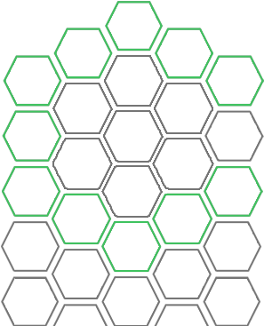 Clincomb Honeycomb - Settlers Of Catan Hex Grid (406x387), Png Download