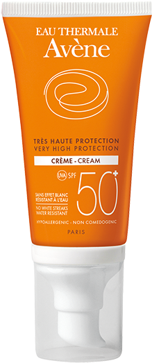 Avene Very High Protection Sun Cream Spf 50+ 50ml (238x559), Png Download