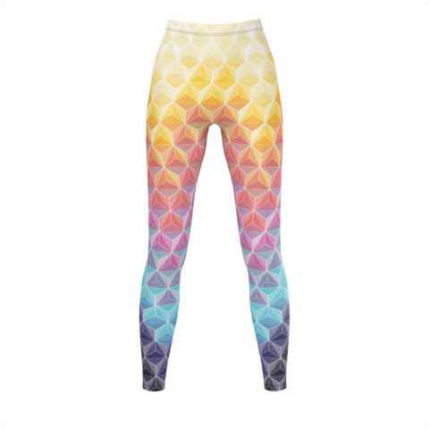 Honeycomb Hues - Leggings (480x480), Png Download