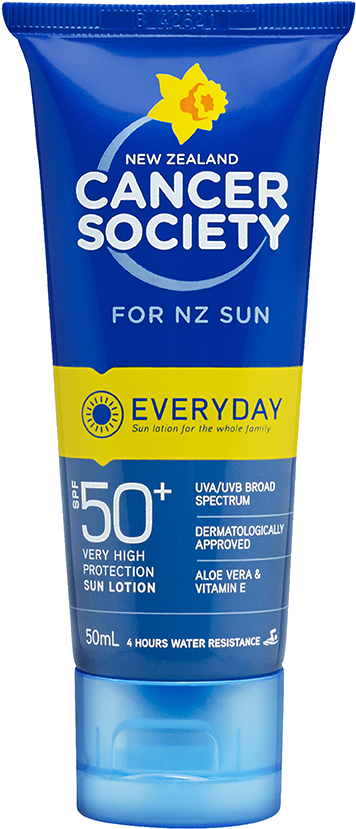 50ml Everyday Spf 50 - Cancer Society Sunscreen Spf 50+ Lotion 400ml (373x850), Png Download