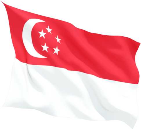 Singapore Flag Waving Png (640x480), Png Download